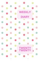 Weekly Diary Twenty twenty: 6x9 week to a page 2020 diary planner. 12 months monthly planner, weekly diary & lined paper note pages. Perfect for teachers, students and small bu