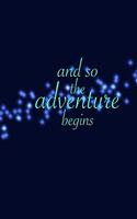 and so the adventure begins: Journal