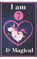 Unicorn Journal I am 7 & Magical!