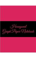 Hexagonal Graph Paper Notebook: Beauty Pink Color, 1/4 Inch Hexagons Graph Paper Notebooks 8.5" X 11" for Designing, Game Boards Paper, Math Activities and Coloring Patterns