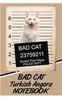 Bad Cat Turkish Angora Notebook