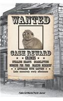 Foldex Cat Wanted Poster Journal