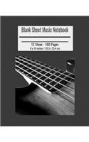 Blank Sheet Music Notebook