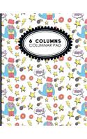 6 Columns Columnar Pad: (6 Columns Columnar Pads)