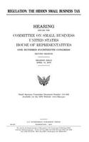 Regulation, the hidden small business tax