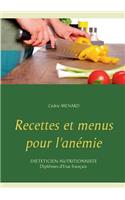Recettes et menus pour l'anémie