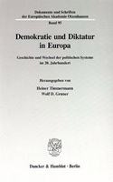 Demokratie Und Diktatur in Europa