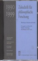 Zeitschrift Fur Philosophische Forschung 1990-1999