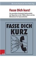 Fasse Dich Kurz!