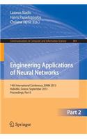 Engineering Applications of Neural Networks: 14th International Conference, Eann 2013, Halkidiki, Greece, September 2013, Proceedings, Part II