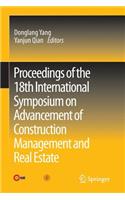 Proceedings of the 18th International Symposium on Advancement of Construction Management and Real Estate