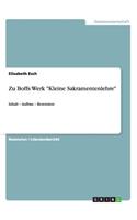 Zu Boffs Werk 