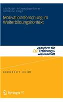 Motivationsforschung Im Weiterbildungskontext
