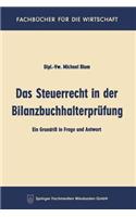 Das Steuerrecht in Der Bilanzbuchhalterprüfung
