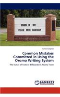 Common Mistakes Committed in Using the Oromo Writing System