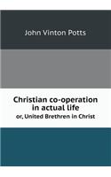 Christian co-operation in actual life or, United Brethren in Christ