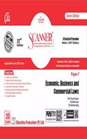Scanner CS Executive Programme Module-II (2017 Syllabus) Paper-7 Economic, Business and Commercial Laws (Edition : 32nd) (Applicable for June 2021)