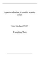 Apparatus and method for providing streaming content