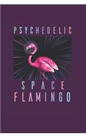 Psychodelic Space Flamingo Psychonaut