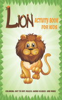 Lion Activity Book For Kids