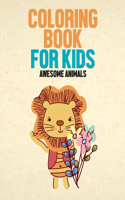 Coloring Book For Kids Awesome Animals