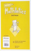 Mathletics Skill Packs, 1E, Number & Operations: Subtraction Facts, Level Yellow, Grade 2: Skills 26-29, Sets of 5