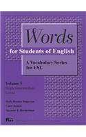 Words for Students of English, Vol. 5