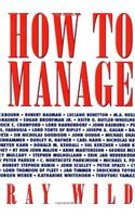 How to Manage