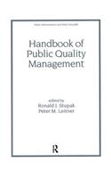 Handbook of Public Quality Management