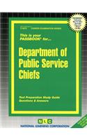 Department of Public Service Chiefs: Passbooks Study Guide