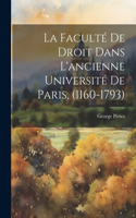 Faculté De Droit Dans L'ancienne Université De Paris, (1160-1793)