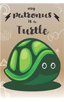 My Patronus Is A Turtle: Cute Turtle Lovers Journal / Notebook / Diary / Birthday Gift (6x9 - 110 Blank Lined Pages)