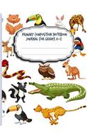 Primary Composition Notebook Journal For Grades K-2