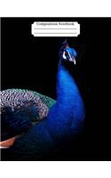 Composition Notebook Peacock Design Vol 9: College-ruled lined paper for notes, ideas, classes, and more!