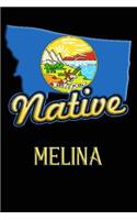 Montana Native Melina: College Ruled Composition Book