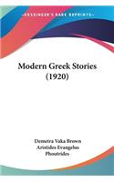 Modern Greek Stories (1920)