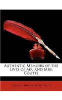 Authentic Memoirs of the Lives of Mr. and Mrs. Coutts