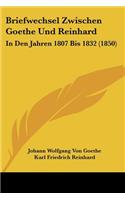 Briefwechsel Zwischen Goethe Und Reinhard