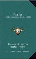 Poems: Scottish and American (1888)