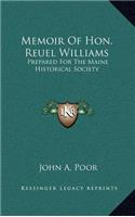 Memoir Of Hon. Reuel Williams