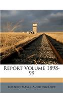 Report Volume 1898-99