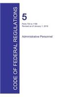 Code of Federal Regulations Title 5, Volume 2, January 1, 2016
