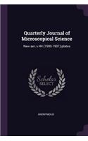 Quarterly Journal of Microscopical Science: New Ser.: V.44 (1900-1901): Plates