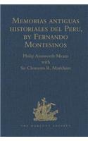 Memorias Antiguas Historiales del Peru, by Fernando Montesinos