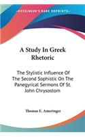 Study In Greek Rhetoric