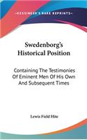 Swedenborg's Historical Position
