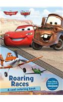 Disney Planes & Disney Pixar Cars Roaring Races: A Cool Coloring Book(Color Fun)