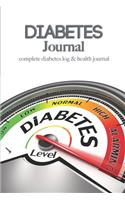 Diabetes Journal complete diabetes log & health journal