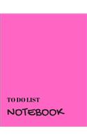 To Do List Notebook: Pink With Priority Tasks with Due Date - Personal and Business Activities with Level of Importance