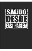 Directo Desde East Harlem 120 Page Notebook Lined Journal for East Harlem Spanish Speaking Pride